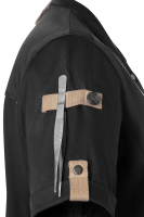 Karlowsky Kurzarm Damenkochjacke green-generation schwarz
