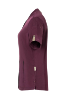 Karlowsky Kurzarm Damenkochjacke green-generation aubergine