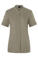 Karlowsky Kurzarm Damenkochjacke green-generation salbei