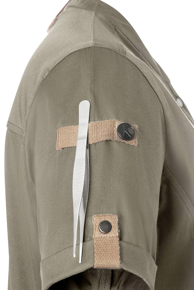 Karlowsky Kurzarm Damenkochjacke green-generation salbei