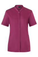 Karlowsky Kurzarm Damenkochjacke green-generation fuchsia