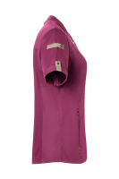Karlowsky Kurzarm Damenkochjacke green-generation fuchsia