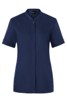 Karlowsky Kurzarm Damenkochjacke green-generation stahlblau