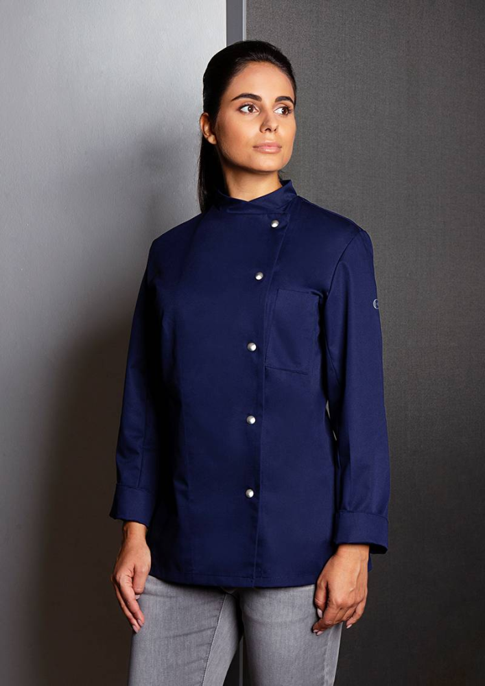 Karlowsky Damenkochjacke Larissa, marine