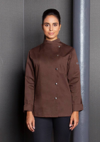 Karlowsky Damenkochjacke Larissa, hellbraun