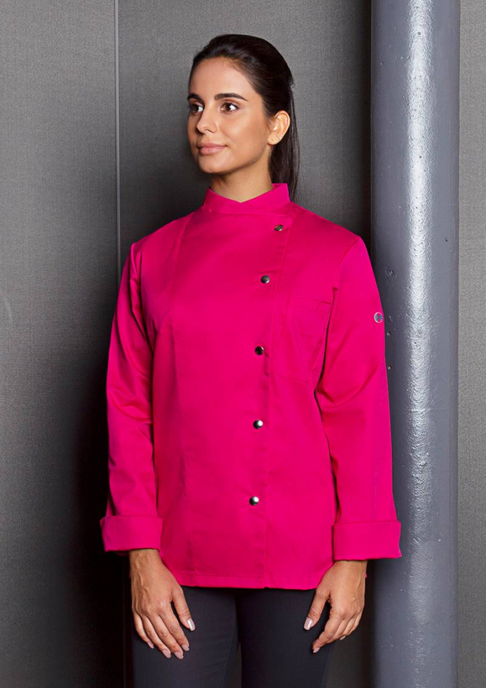 Karlowsky Damenkochjacke Larissa, pink
