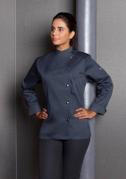 Karlowsky Damenkochjacke Larissa, anthrazit