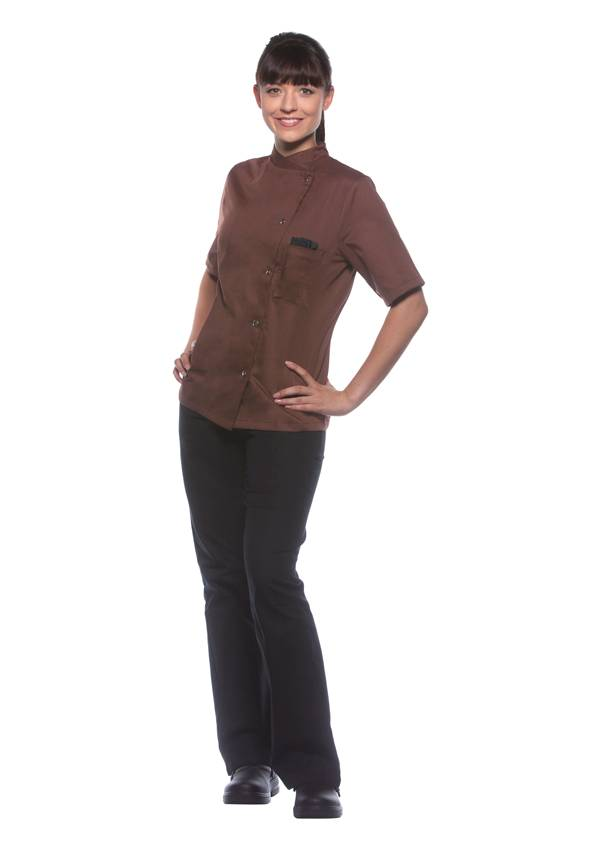 Karlowsky Damenkochjacke Greta, hellbraun