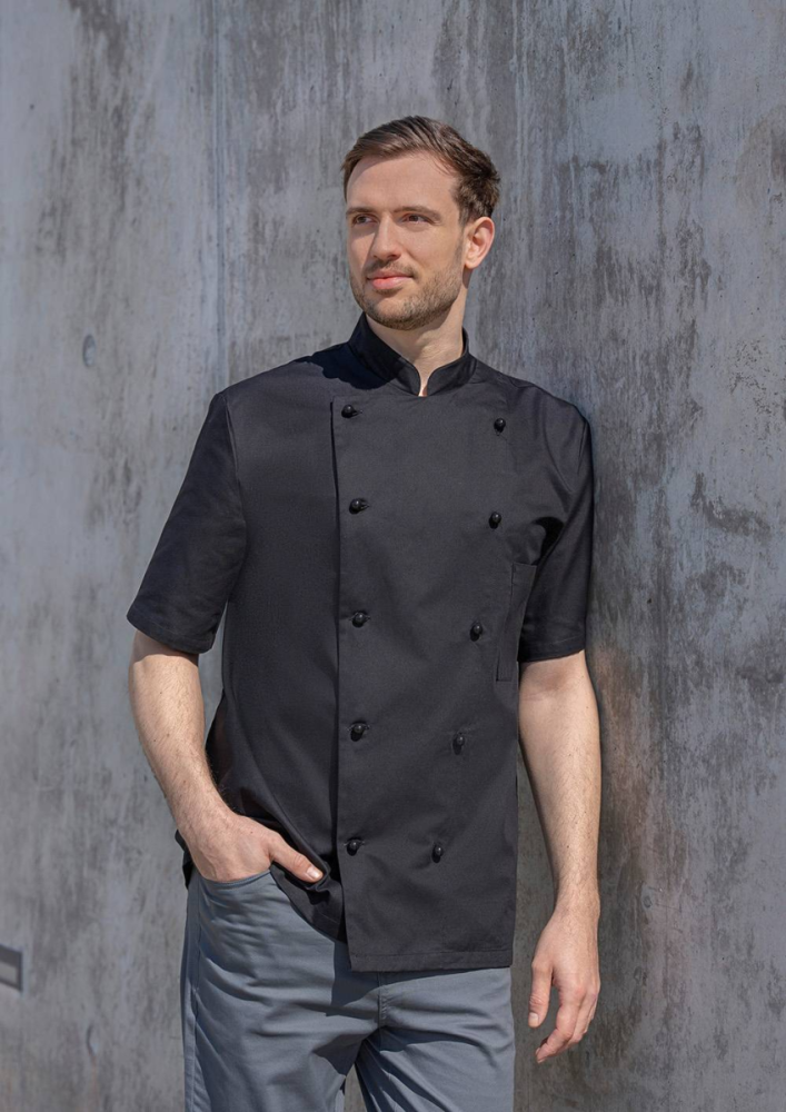 Karlowsky Kochjacke Lennert, schwarz, 48