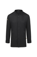 Karlowsky Langarm Kochjacke green-generation, Herren schwarz