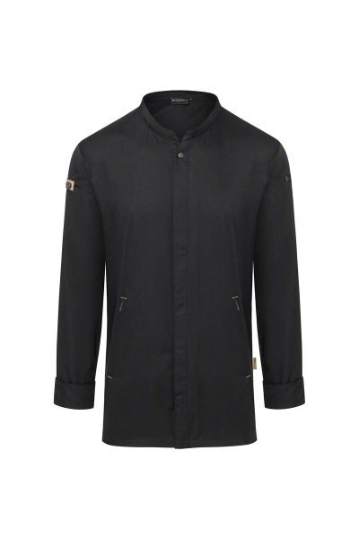 Karlowsky Langarm Kochjacke green-generation, Herren schwarz