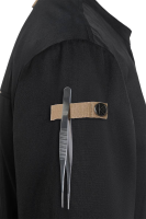 Karlowsky Langarm Kochjacke green-generation, Herren schwarz