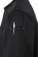 Karlowsky Langarm Kochjacke green-generation, Herren schwarz