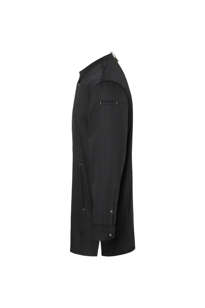Karlowsky Langarm Kochjacke green-generation, Herren schwarz
