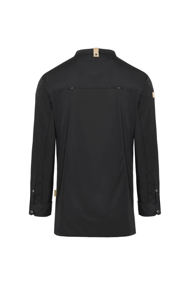Karlowsky Langarm Kochjacke green-generation, Herren schwarz