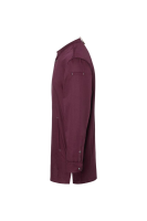 Karlowsky Langarm Kochjacke green-generation, Herren aubergine