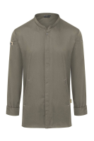 Karlowsky Langarm Kochjacke green-generation, Herren salbei