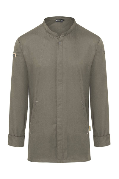 Karlowsky Langarm Kochjacke green-generation, Herren salbei