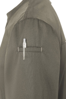 Karlowsky Langarm Kochjacke green-generation, Herren salbei