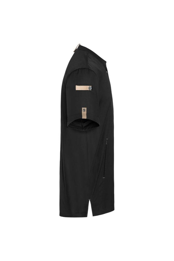 Karlowsky Kurzarm Kochjacke green-generation, Herren schwarz