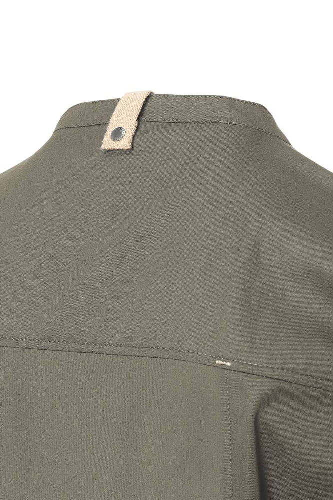 Karlowsky Kurzarm Kochjacke green-generation, Herren salbei
