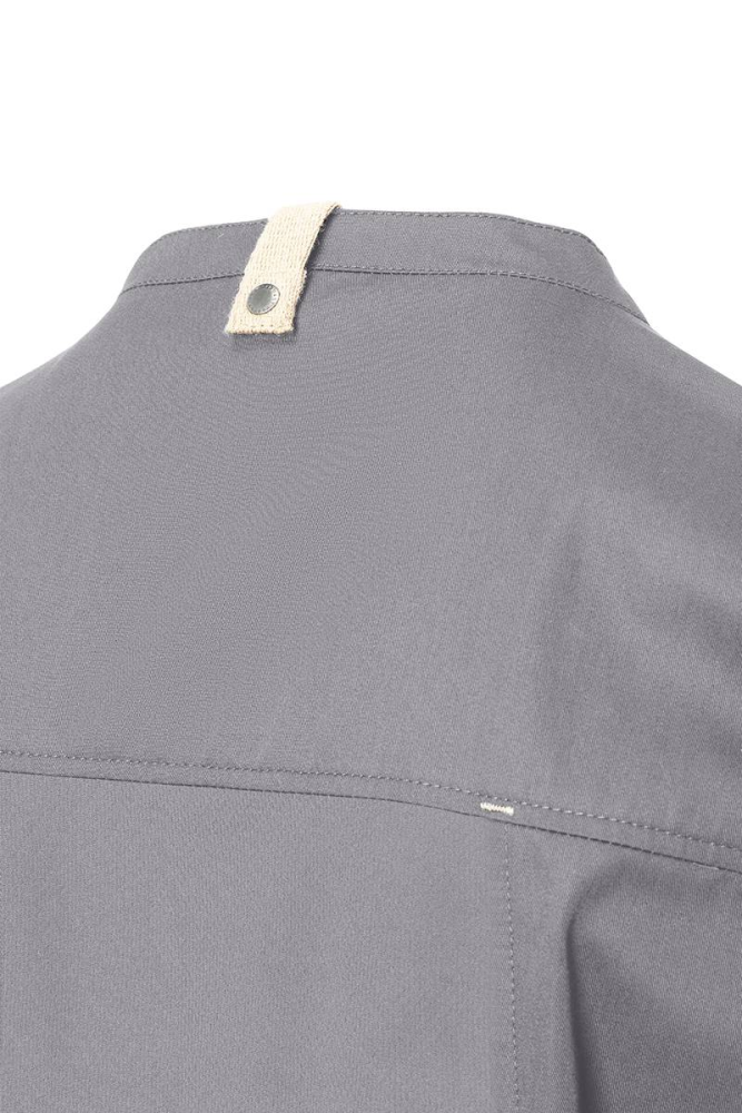 Karlowsky Kurzarm Kochjacke green-generation, Herren platingrau