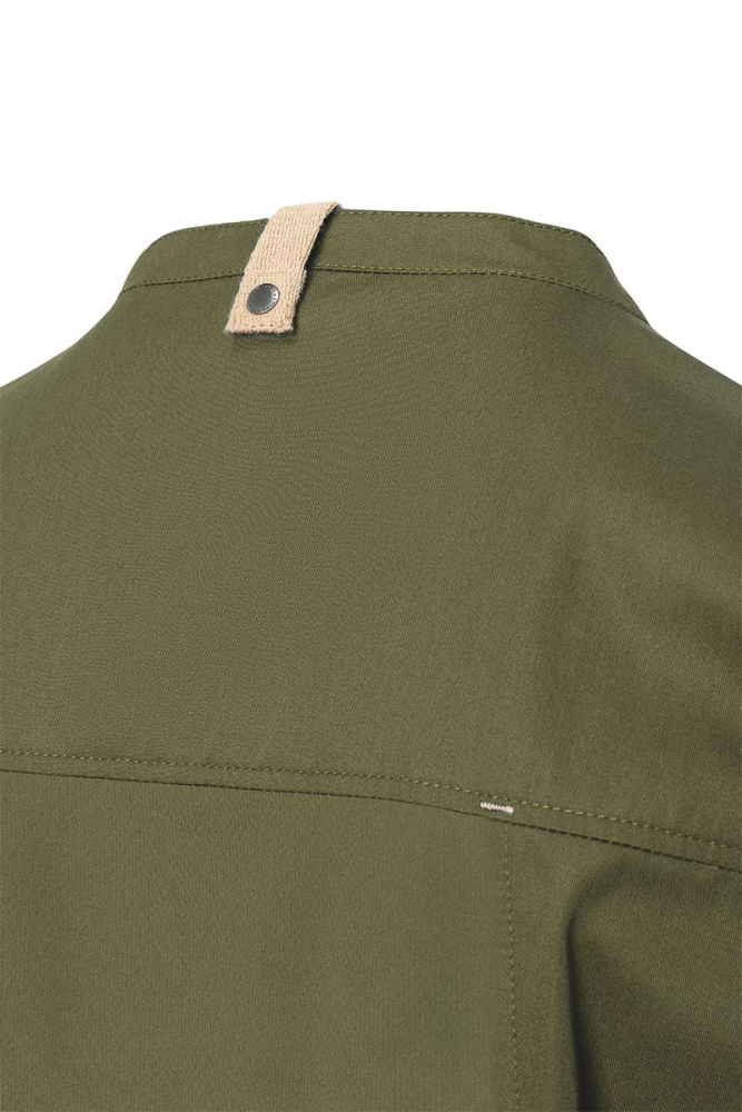 Karlowsky Kurzarm Kochjacke green-generation, Herren moosgrün