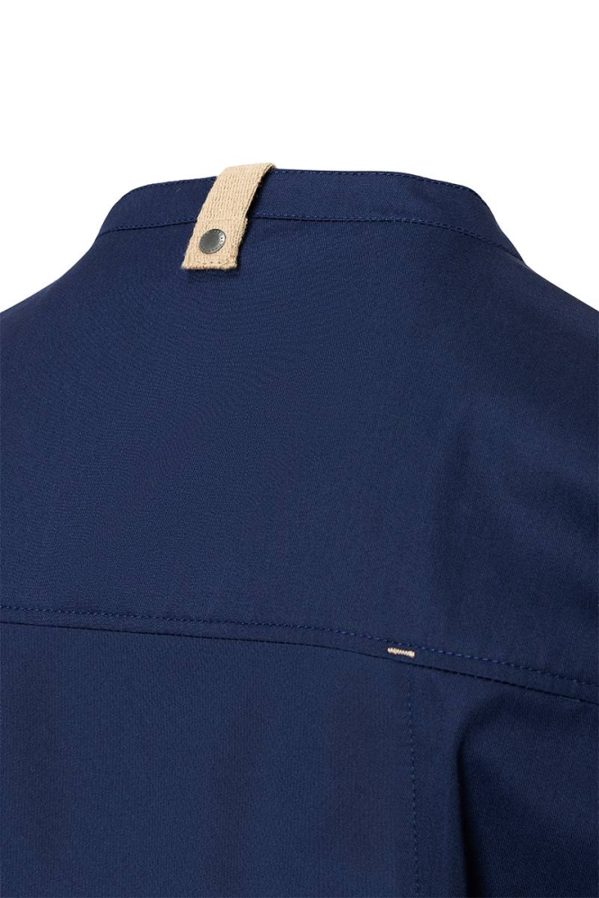Karlowsky Kurzarm Kochjacke green-generation, Herren stahlblau