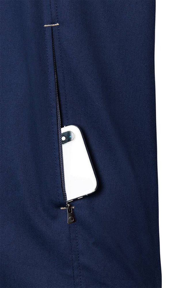Karlowsky Kurzarm Kochjacke green-generation, Herren stahlblau