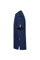 Karlowsky Kurzarm Kochjacke green-generation, Herren stahlblau