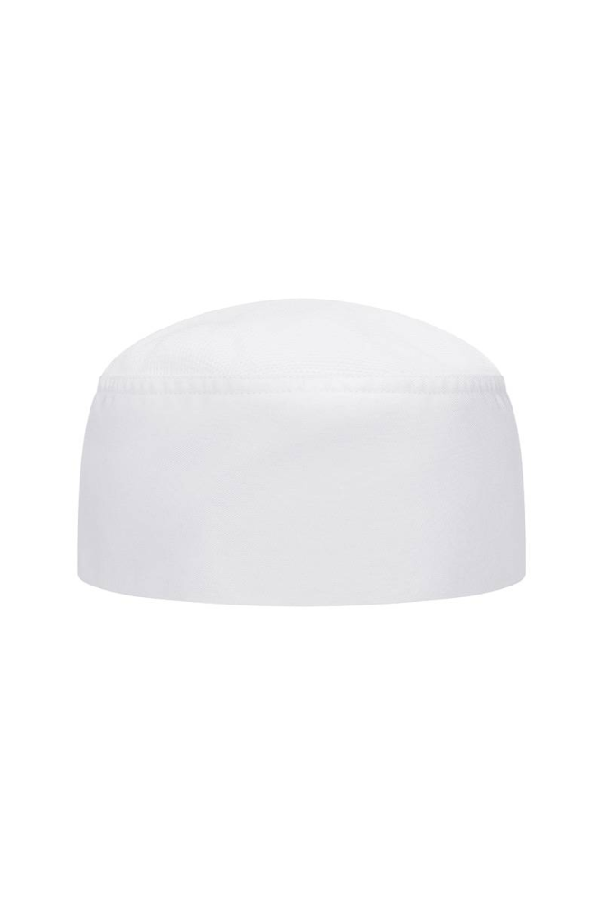 Karlowsky Kochmütze Beanie mit atmungsaktivem Netzeinsatz, weiss