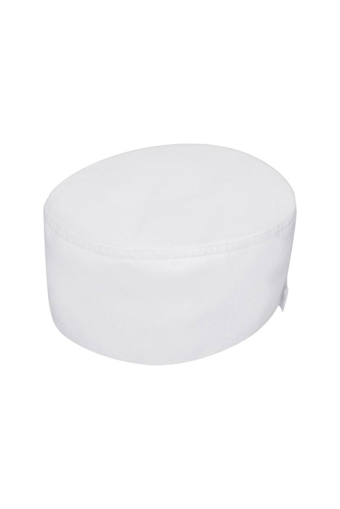 Karlowsky Kochmütze Beanie mit atmungsaktivem Netzeinsatz, weiss