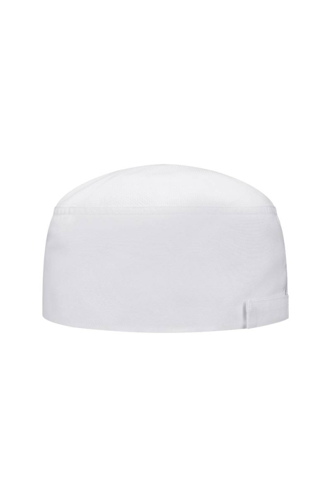 Karlowsky Kochmütze Beanie mit atmungsaktivem Netzeinsatz, weiss