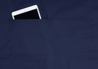 Karlowsky Latzschürze Basic mit Schnalle und Tasche, marine