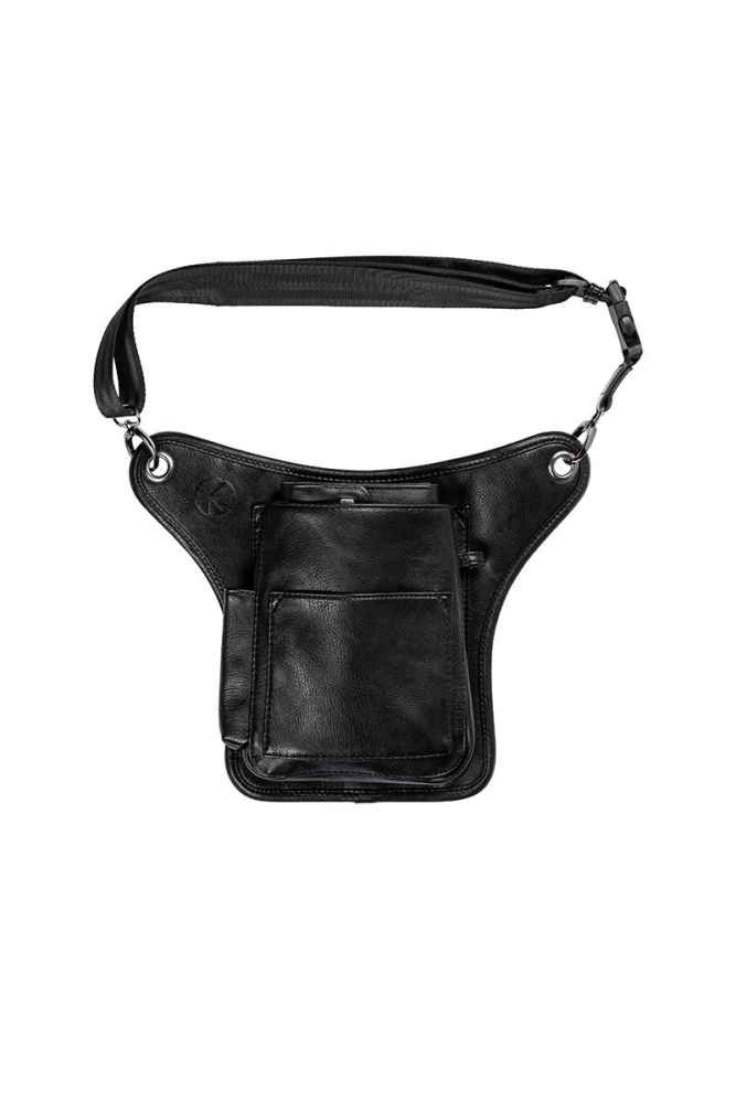 Karlowsky Grossraumkassierhalfter mit integriertem Gürtelband, schwarz