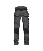 Dassy ® Flux Next, Stretch-Arbeitshose mit Holstertaschen und Kniepolstertaschen, Anthrazitgrau/schwarz, Minus, 54