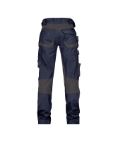 Dassy ® Flux Next, Stretch-Arbeitshose mit Holstertaschen und Kniepolstertaschen, Nachtblau/anthrazitgrau, Minus, 50