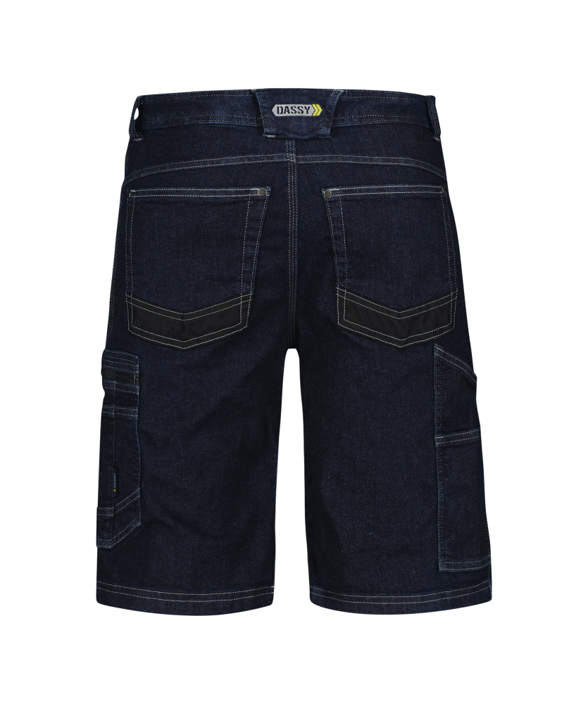 Dassy ® Tokyo, Jeans-Arbeitsshorts mit Stretch, Dunkel jeansblau, 44