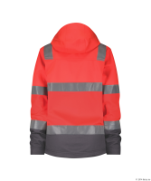 Dassy ® Malaga Women, pes74, neonrot/zementgrau