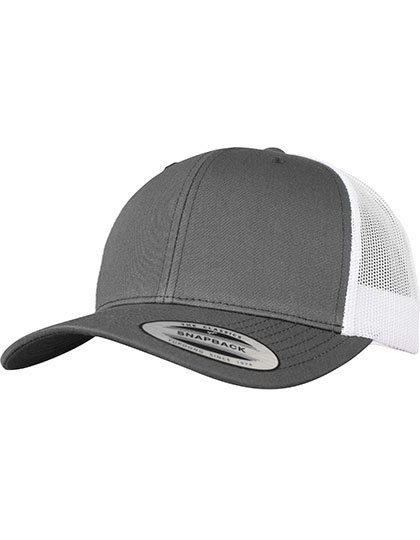 FlexFit Cap Retro Trucker 2-Tone Heather-Grey/White