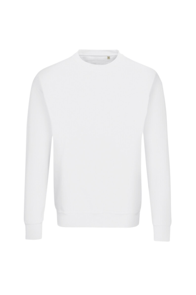 HAKRO Label-Free Sweatshirt Heavy MIKRALINAR® ECO, weiss