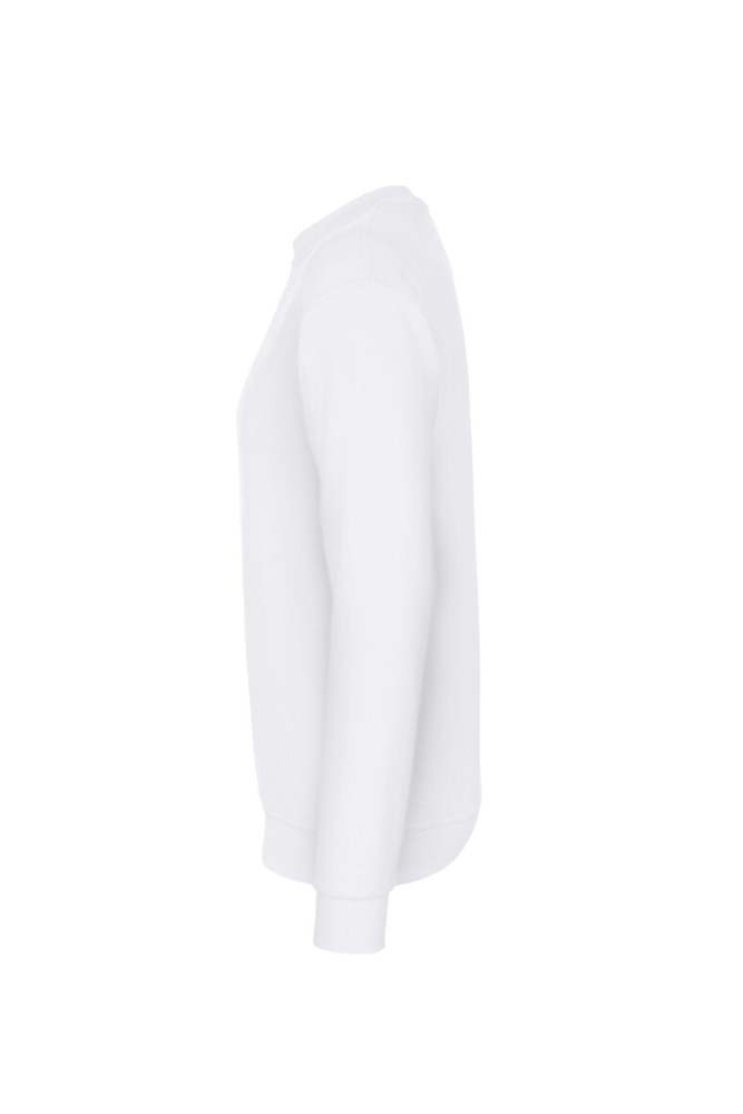 HAKRO Label-Free Sweatshirt Heavy MIKRALINAR® ECO, weiss, 2XS