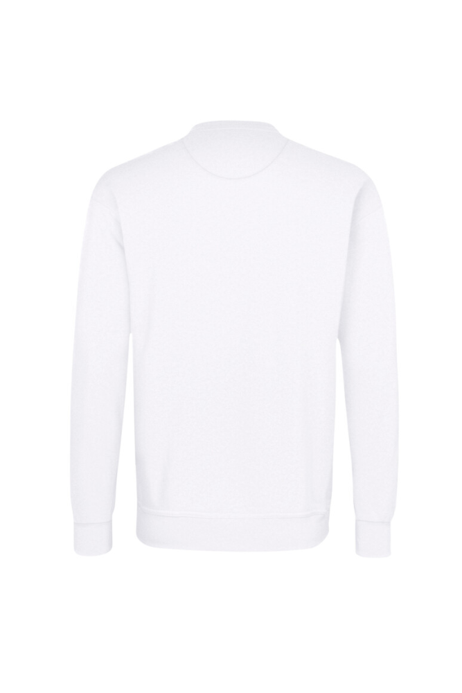 HAKRO Label-Free Sweatshirt Heavy MIKRALINAR® ECO, weiss, 2XS
