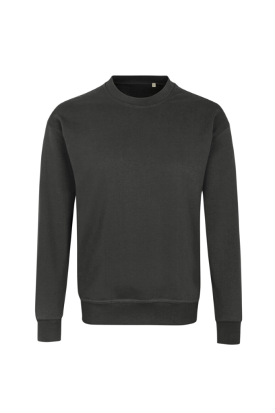 HAKRO Label-Free Sweatshirt Heavy MIKRALINAR® ECO, karbongrau