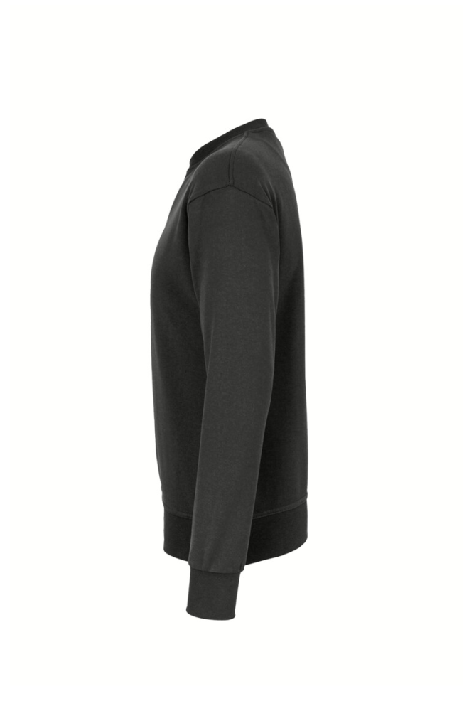 HAKRO Label-Free Sweatshirt Heavy MIKRALINAR® ECO, karbongrau, 2XL