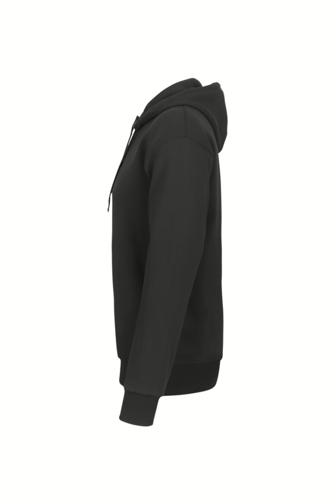 HAKRO Label-Free Kapuzen-Sweat Heavy MIKRALINAR® ECO, karbongrau, M