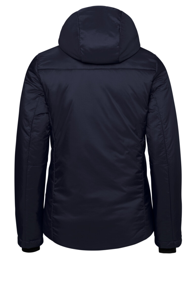 HAKRO Damen Kapuzen-Thermo-Loftjacke, tinte, M