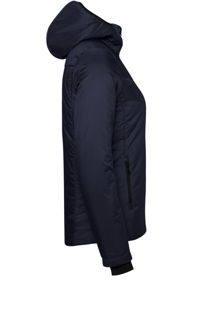 HAKRO Damen Kapuzen-Thermo-Loftjacke, tinte, M