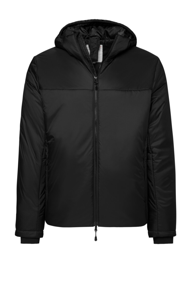 HAKRO Kapuzen-Thermo-Loftjacke, schwarz, 2XL
