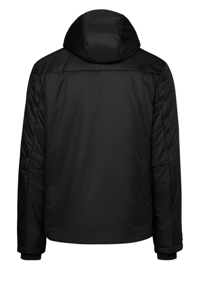 HAKRO Kapuzen-Thermo-Loftjacke, schwarz, 2XL